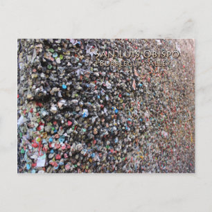 San Luis Obispo Bubblegum Alley Postcard! Postcard