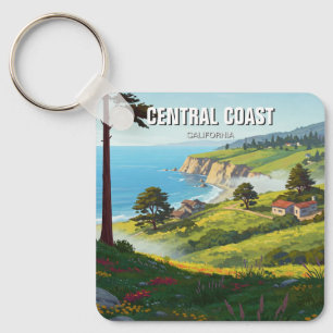 San Luis Obispo California Central Coast Key Ring