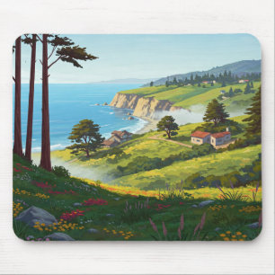 San Luis Obispo California Central Coast Mouse Pad