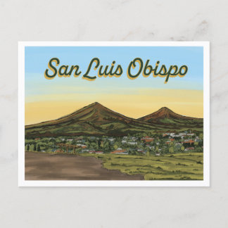 San Luis Obispo California Postcard