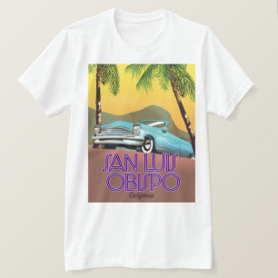 San Luis Obispo California Travel poster  T-Shirt