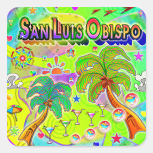 San Luis Obispo Mind Focus Sticker