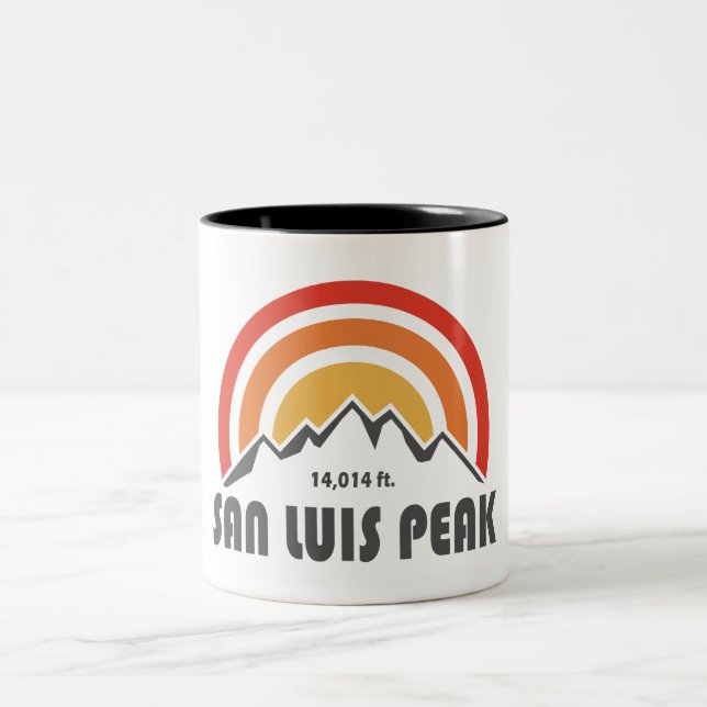 San Luis Peak Two-Tone Coffee Mug (Center)