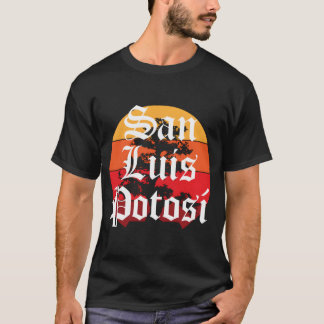 San Luis Potosi City Mexico Old English Chola T-Shirt