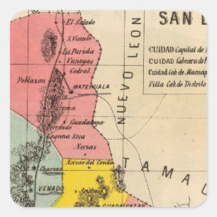 San Luis Potosi, Mexico Square Sticker