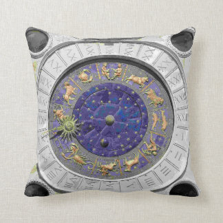 san Marco Clocktower 's zodiac Cushion