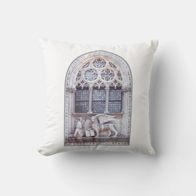 San Marco Winged Lion Window Cushion (Front)