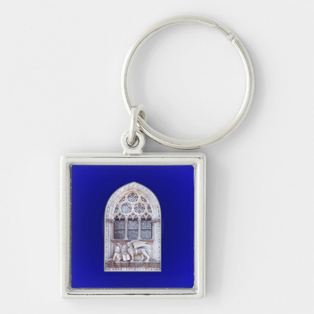 San Marco Winged Lion Window Key Ring (Front)