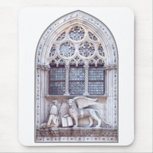 San Marco Winged Lion Window Mouse Pad