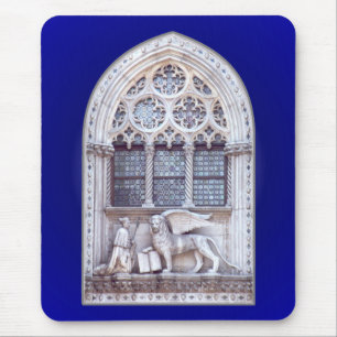 San Marco Winged Lion Window Mouse Pad
