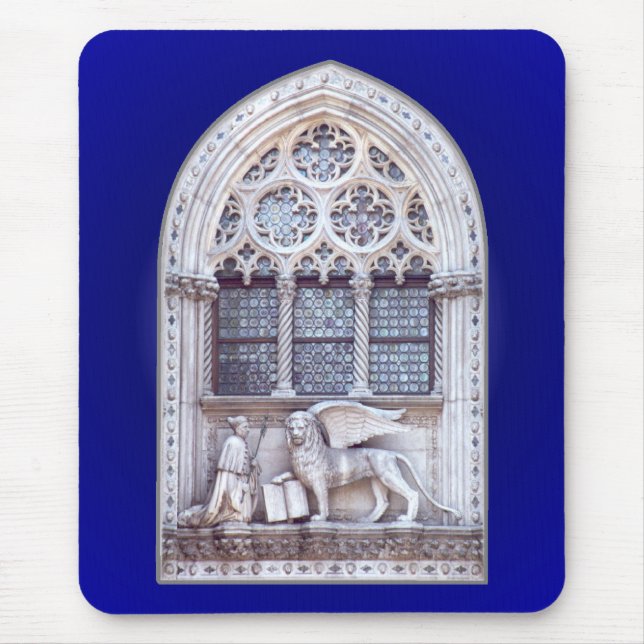 San Marco Winged Lion Window Mouse Pad (Front)