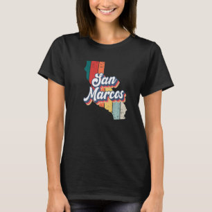 San Marcos City Retro Vintage Hometown California T-Shirt