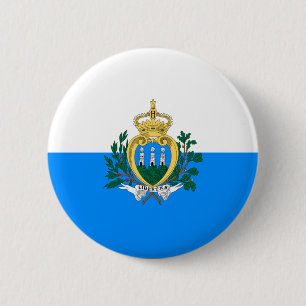 San Marino 6 Cm Round Badge
