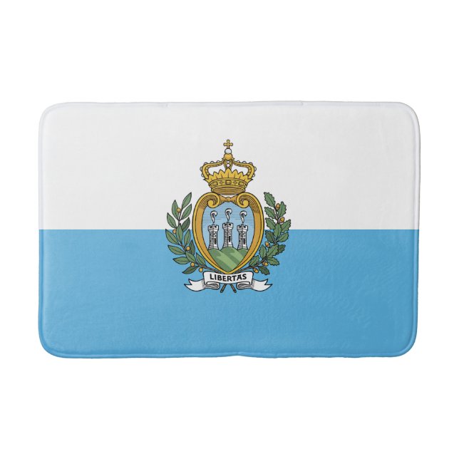 San Marino Flag Bath Mat (Front)