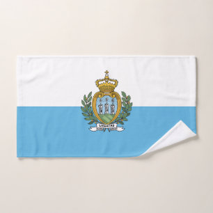 San Marino Flag Bath Towel Set
