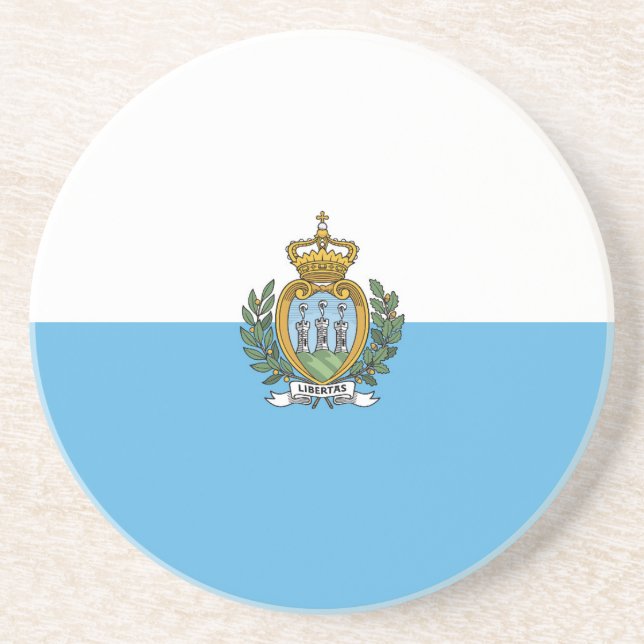 San-Marino flag Coaster (Front)