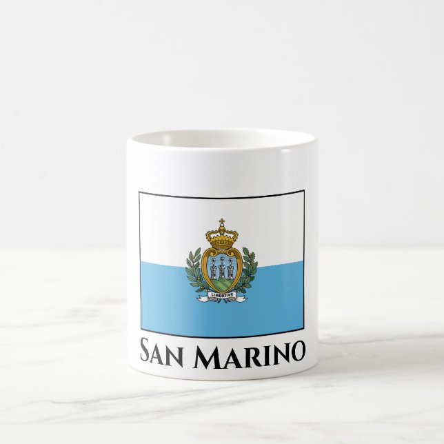 San Marino Flag Coffee Mug (Center)