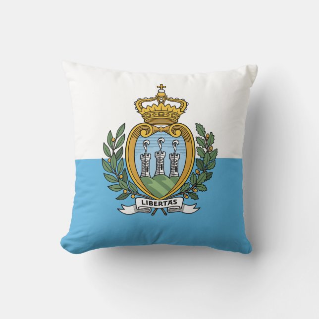 San Marino Flag Cushion (Front)