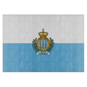 San-Marino flag Cutting Board