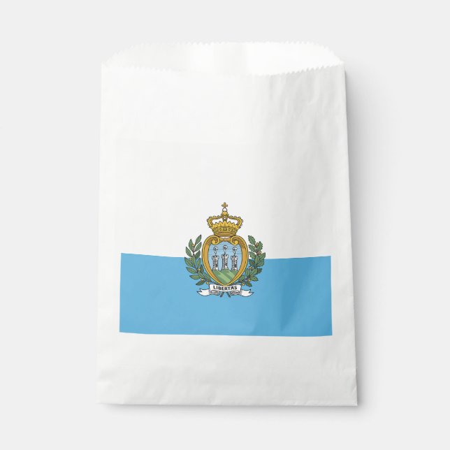 San Marino Flag Favour Bag (Front)