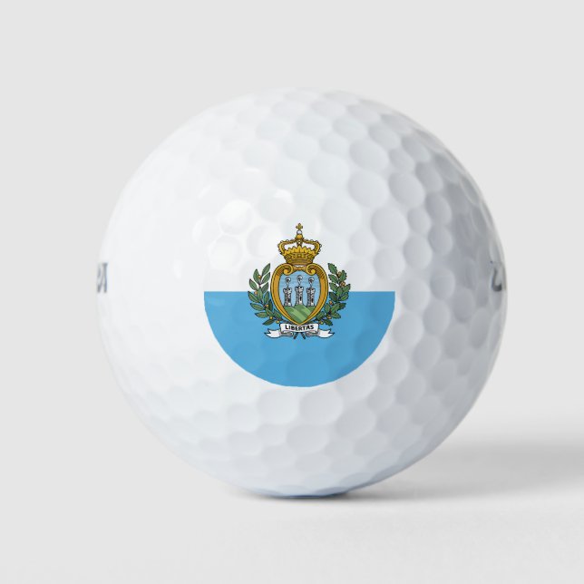 San Marino Flag Golf Balls (Front)