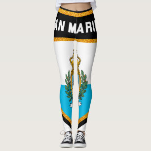 San Marino Flag Leggings