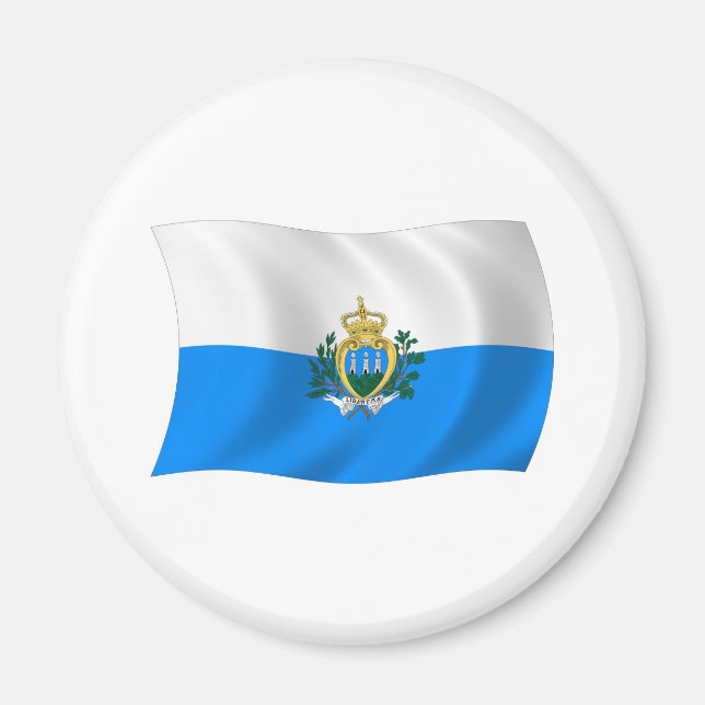 San Marino Flag Magnet (Front)
