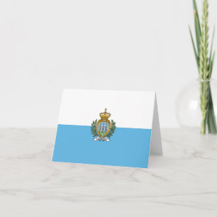 San-Marino flag Note Card