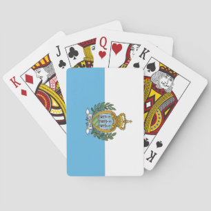 San Marino Flag Playing Cards