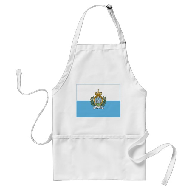 San Marino Flag Standard Apron (Front)
