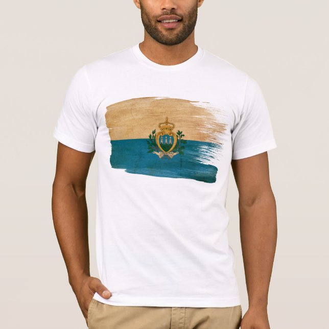 San Marino Flag T-Shirt (Front)