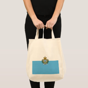 San-Marino flag Tote Bag