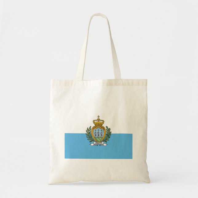 San Marino Flag Tote Bag (Front)