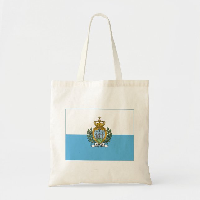 San Marino Flag Tote Bag (Front)