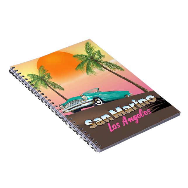 San Marino Los Angeles Notebook (Right Side)