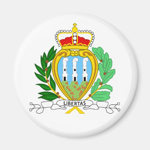 San Marino Official Coat Of Arms Heraldry Symbol Magnet