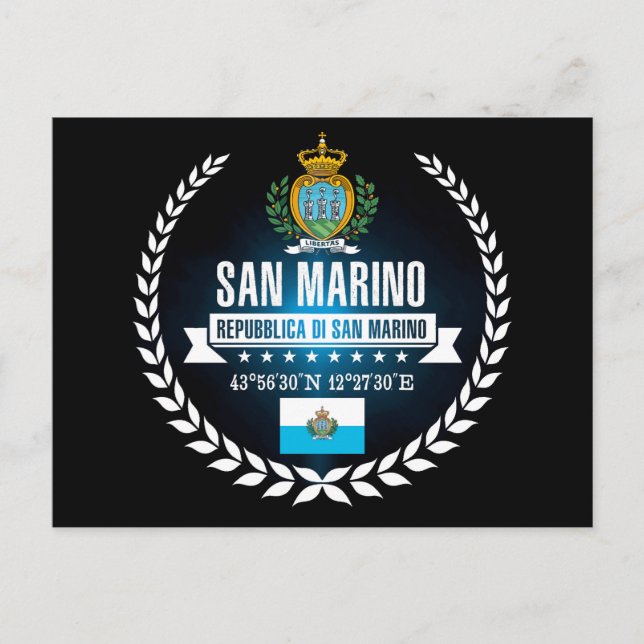 San Marino Postcard (Front)