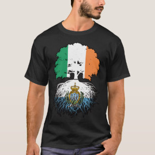 San Marino San Marinese Irish Ireland Tree Roots T-Shirt