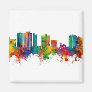 San Mateo California Skyline Magnet