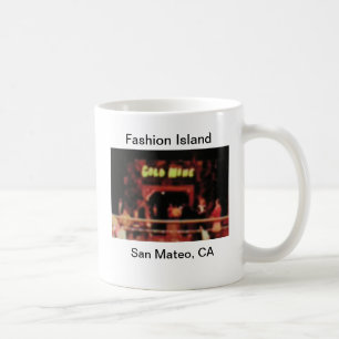 San Mateo Fashion Island Gold Mine Arcade Mug