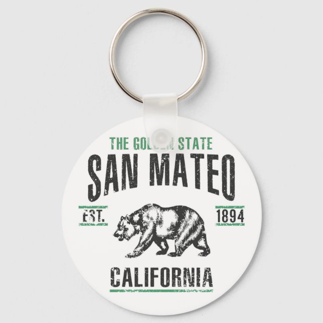 San Mateo Key Ring (Front)