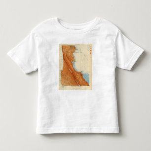 San Mateo quadrangle showing intensity, faults Toddler T-Shirt