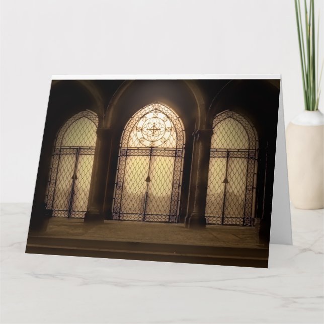 SAN MICHELE Jumbo Greeting Card (Front)