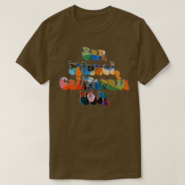 San Miguel California USA T-Shirt (Design Front)