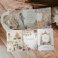 San Miguel de Allende Watercolor Wedding