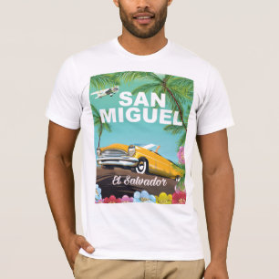 San Miguel El Salvador vintage travel poster T-Shirt