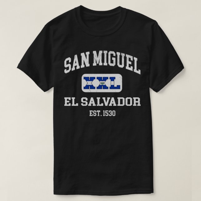 San Miguel El Salvador XXL Athletic design 1 T-Shirt (Design Front)