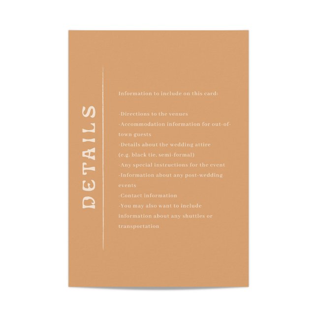 San Miguel Wedding Enclosure Card (Creator Uploaded)