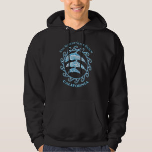 San Onofre State Beach California Tribal Dolphins Hoodie