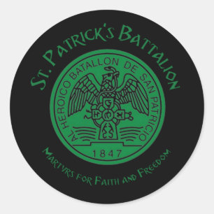 San Patricios Saint Patrick Battalion Classic Round Sticker